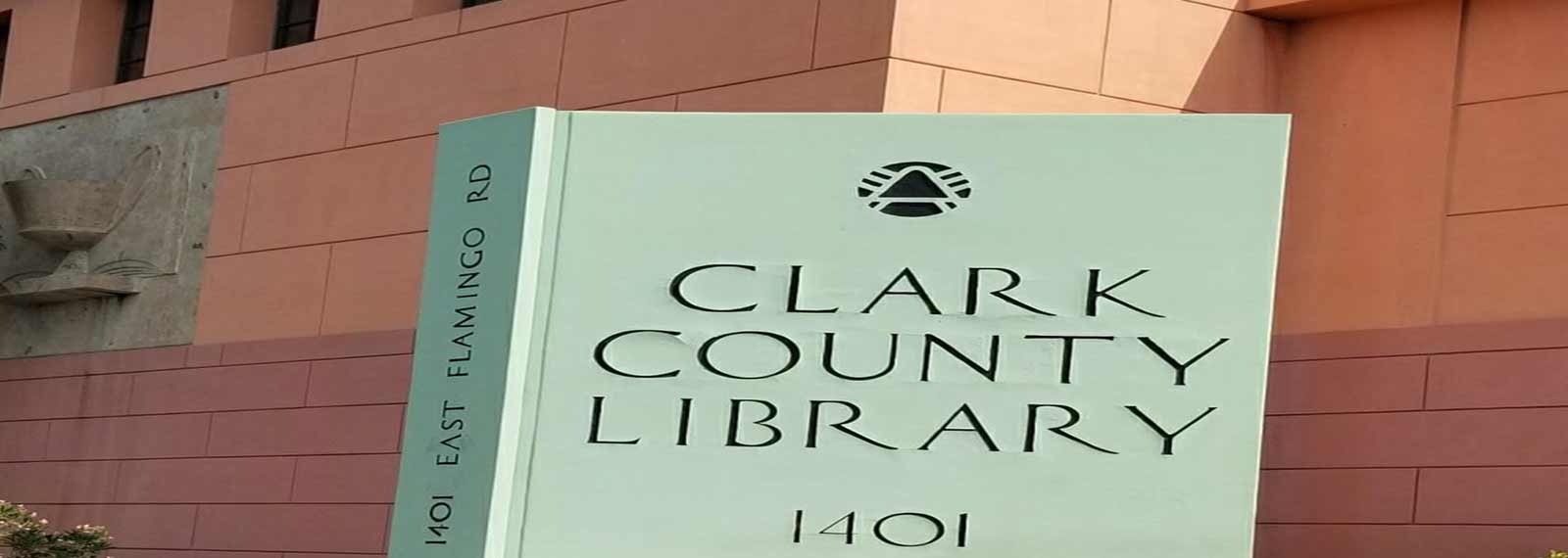 Clark County Library building.